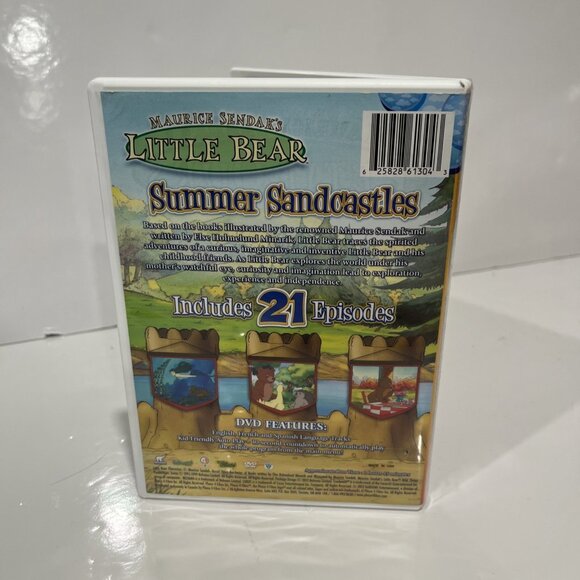 Maurice Sendak's Little Bear Summer Sandcastles DVD 21 Episodes Cartoon OOP HTF - Picture 2 of 3